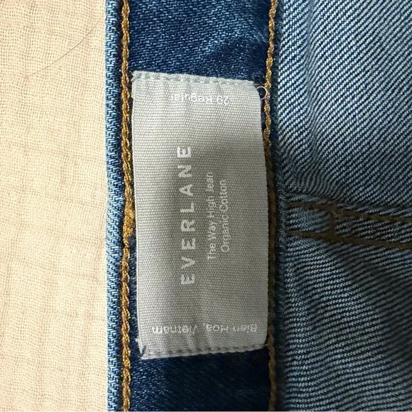 Everlane Indigo Way High Denim Jeans - Picture 3 of 5